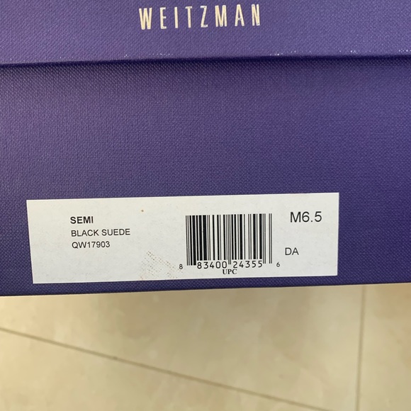 Stuart Weitzman black over the knee suede boots size 6.5 - Picture 7 of 7